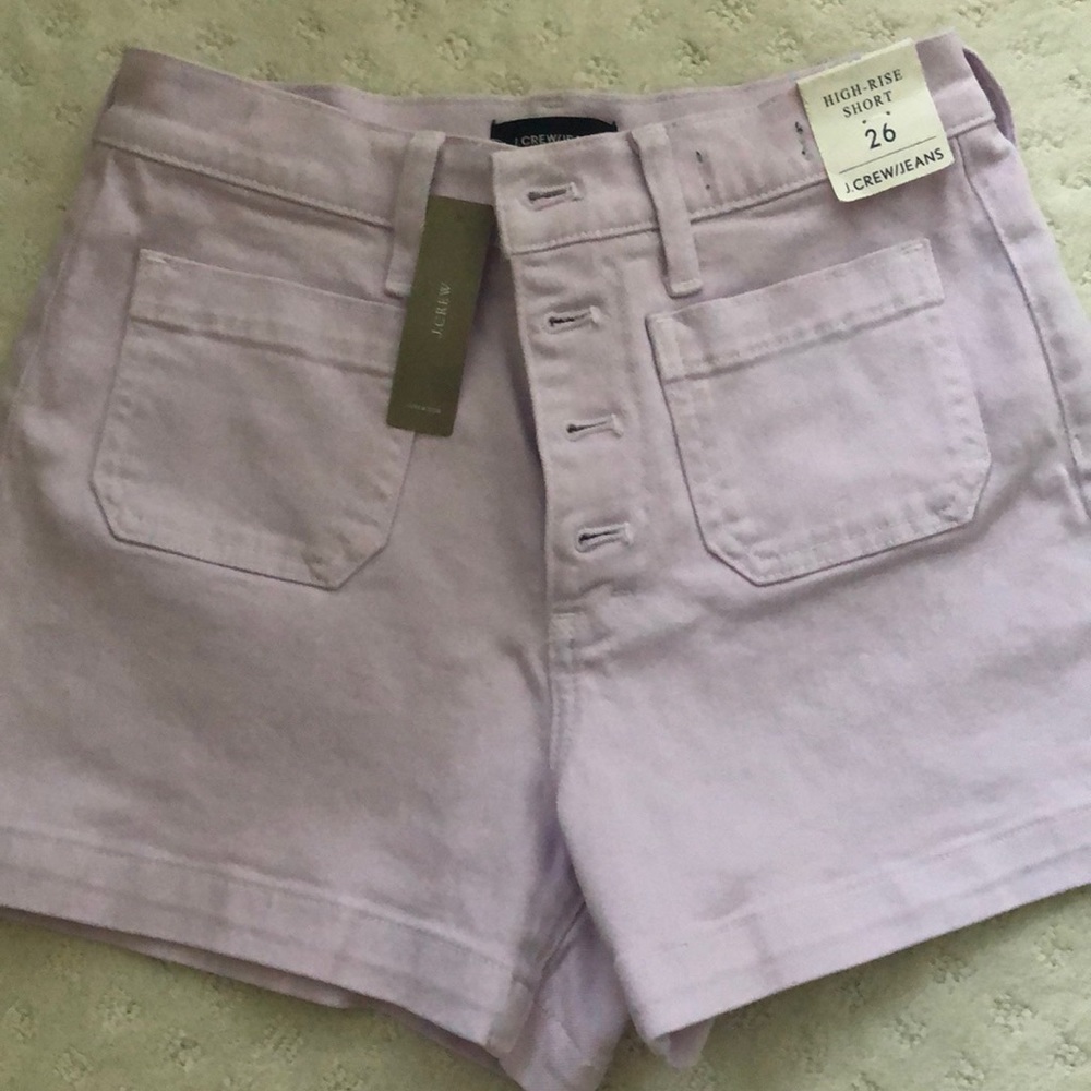 Brand new lilac J Crew Shorts